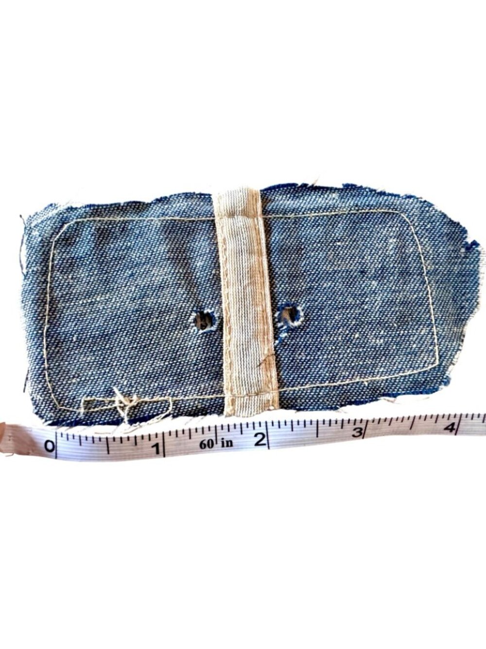 Vintage Western Auto Patch Tivoli TX Home and Farm Center Denim Backing Cosplay - Picture 3 of 3